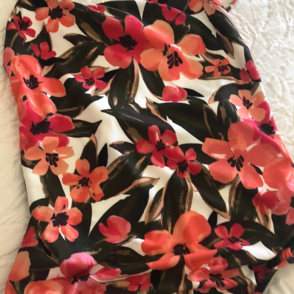 HP! Anthropologie Floral One Piece Swimsuit - Picture 6 of 7